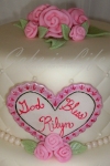 Close-up of Baptism Cake