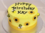 Bumblebee Birthday Cake