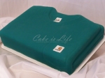 Folded T-Shirt Groom's Cake