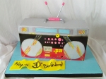 1980s Boombox Cake